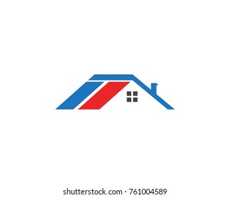 Real estate and building home logo design template