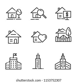 Real Estate and Building Icons