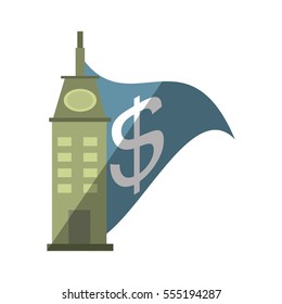 real estate building investment price shadow vector illustration eps 10