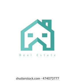 Real estate building logo