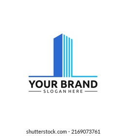 Real estate building logo design