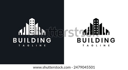 Real estate building logo design tamplate . Building real estate logo design	