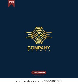 Real estate building logo - house building contractor identity window roof home improvement