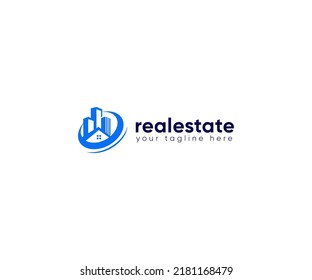 Real Estate And Building  Logo Symbol icon Vector Template