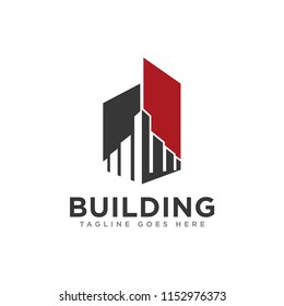 Real Estate Building Logo Tempate Stock Vector (Royalty Free ...