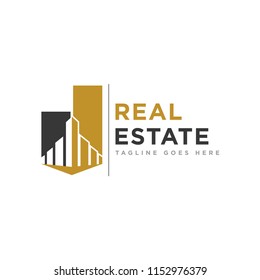 Real Estate Building Logo tempate