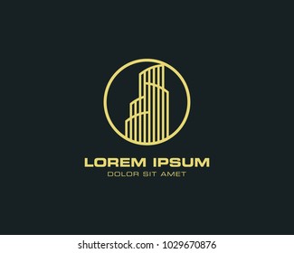Real Estate and Building Logo Template
