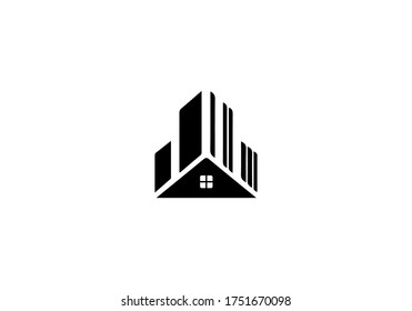 Logo für Immobilien, Vektordesign