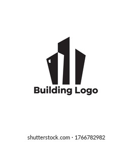real estate building logo vector illustration