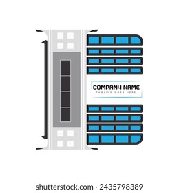  Real estate building or tower logo