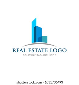 Real Estate Building Vector Logo Template