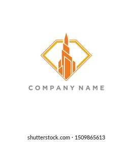 Real Estate Building Vector Logo 02