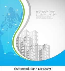 real estate business background/template