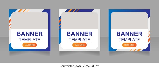 Real estate business conference web banner design template. Vector flyer with text space. Advertising placard with customized copyspace. Printable poster for advertising