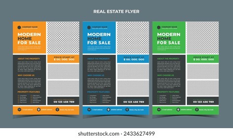 Real Estate Business Flyer Design Template