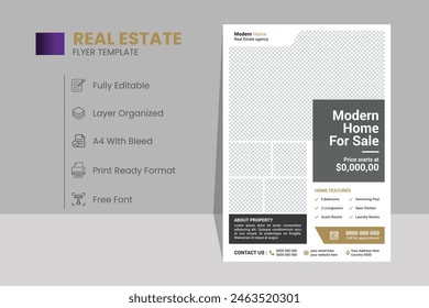 Real Estate Business Flyer Template, Property Sale Flyer Design, Real Estate Flyer Design bundle, property sale flyer