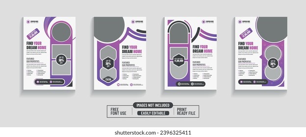 Real Estate Business Flyer Template,Real Estate Flyer Design bundle,Creative and clean real estate flyer,home for sale Flyer Template