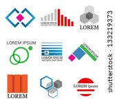 Real Estate And Business Icons - Isolated On White Background - Vector Illustration, Graphic Design Editable For Your Design. Real Estate Logo