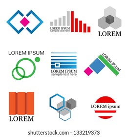 Real Estate And Business Icons - Isolated On White Background - Vector Illustration, Graphic Design Editable For Your Design. Real Estate Logo