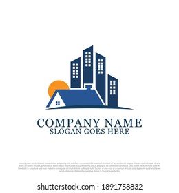 Real Estate Business Logo design inspiration, best for Property Development, and Construction Logo Vector Design template