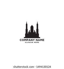 Real Estate Business Logo Template, Building, Property Development, and Construction Logo. Vector