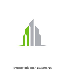 Real Estate Business Logo Template, Building, Property Development, and Construction Logo Vector