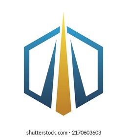 Real Estate Business Logo Template, Building, Property Development, and Construction Logo Vector with luxury gold color