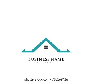 Real Estate Business Logo Template / Abstract Buildings Logo / Creative House Logo