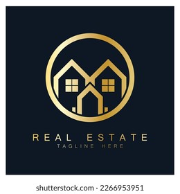 Création d'illustration vectorielle du Logo d'entreprise immobilier