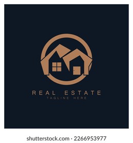 Real Estate Business Logo vector illustration design