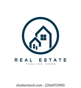 Real Estate Business Logo vector illustration design