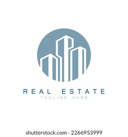 Real Estate Business Logo vector illustration design