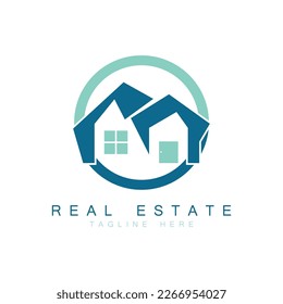 Real Estate Business Logo vector illustration design