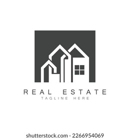 Real Estate Business Logo vector illustration design