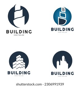 Real Estate Business Logo vector illustration design