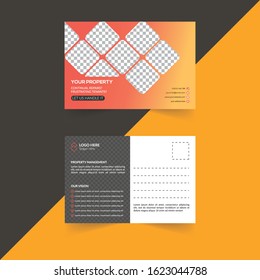 Real Estate Business Postcard Template