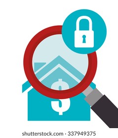 Real estate business and profits, vector illustration graphic