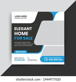 Real estate Business Social media banner or post design template
