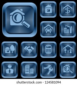 Real estate button set