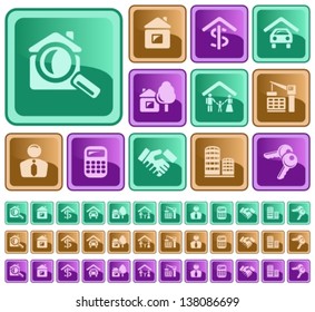 Real estate button set
