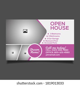 Real Estate Car Magnet Template Design