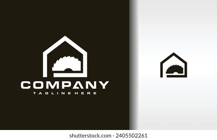 the real estate chainsaw logo