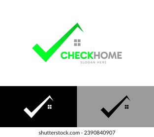 Immobilien mit markiertem Vektorlogo.