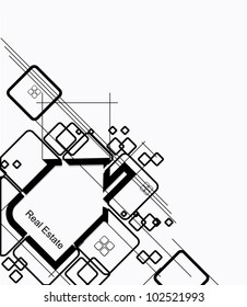 real estate circuit vector