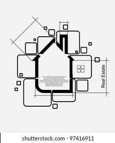 real estate circuit vector