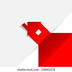 real estate city built house business background