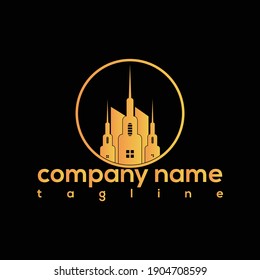 real estate and city logo design 