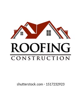 Real estate commercial and residential building logo design template vector illustration