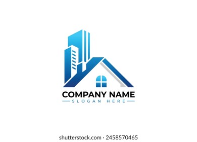 real estate company logo design, homebuilding logo