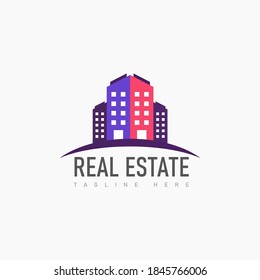 Real Estate Company Logo Icon Vector Design